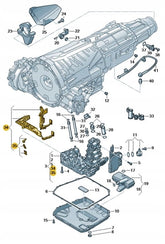 Transmission Solenoid & Internal Wire Harness Repair Kit 0B5398048D 0B5398048C Compatible With AUDI A4 A5 A6 A7 Q5 & PORSCHE MACAN 95B